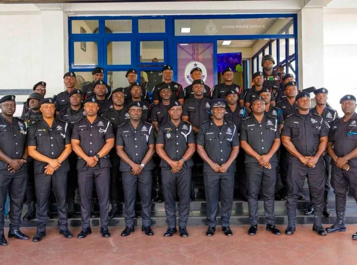 IGP promotes 25 police personnel over GH¢300k highway robbery arrests and cocaine bust